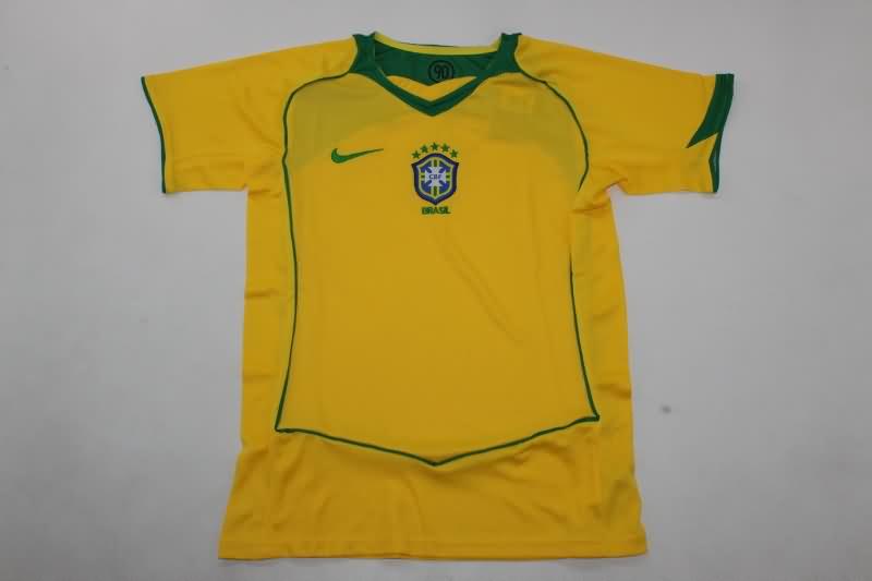 Kids Brazil Soccer Jersey Home Replica 2004