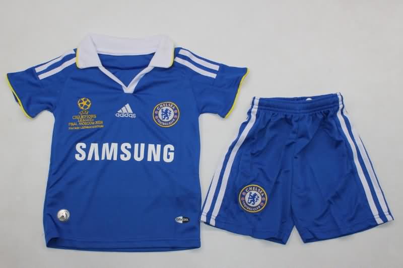 Kids Chelsea Soccer Jersey Home Final Replica 2007/08