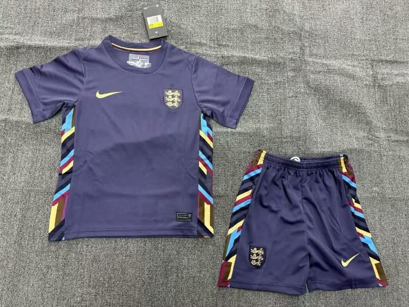 Kids England Soccer Jersey Away Replica 2023/24