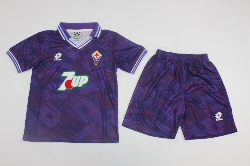 Kids Fiorentina Soccer Jersey Home Replica 1992/93