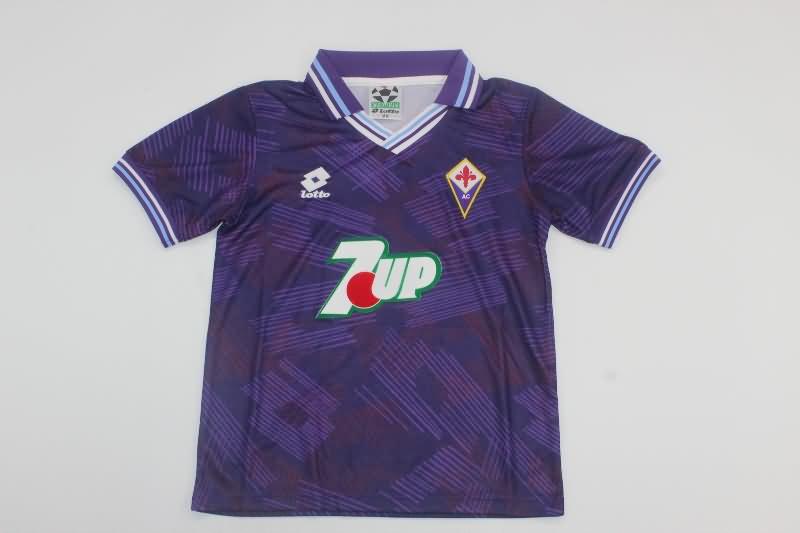Kids Fiorentina Soccer Jersey Home Replica 1992/93