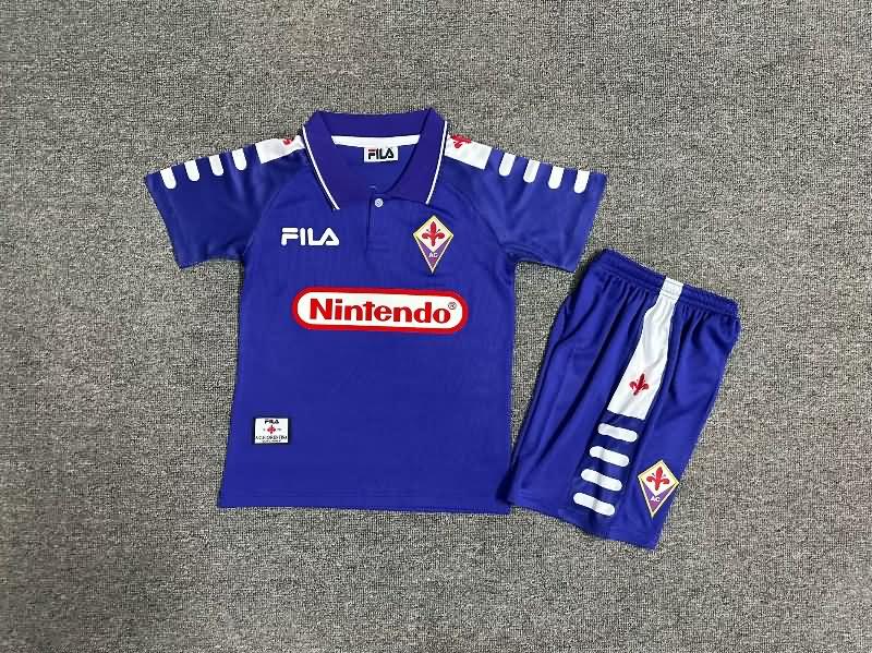 Kids Fiorentina Soccer Jersey Home Replica 1998/99