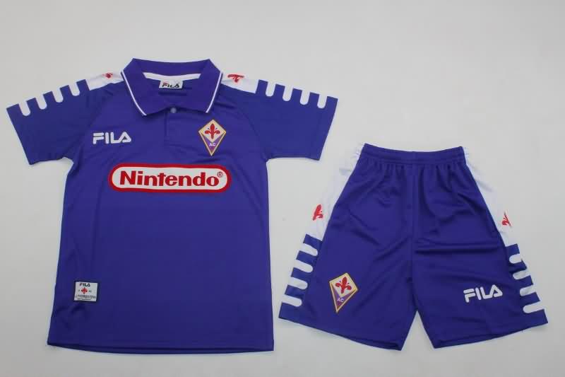 Kids Fiorentina Soccer Jersey Home Replica 1998/99