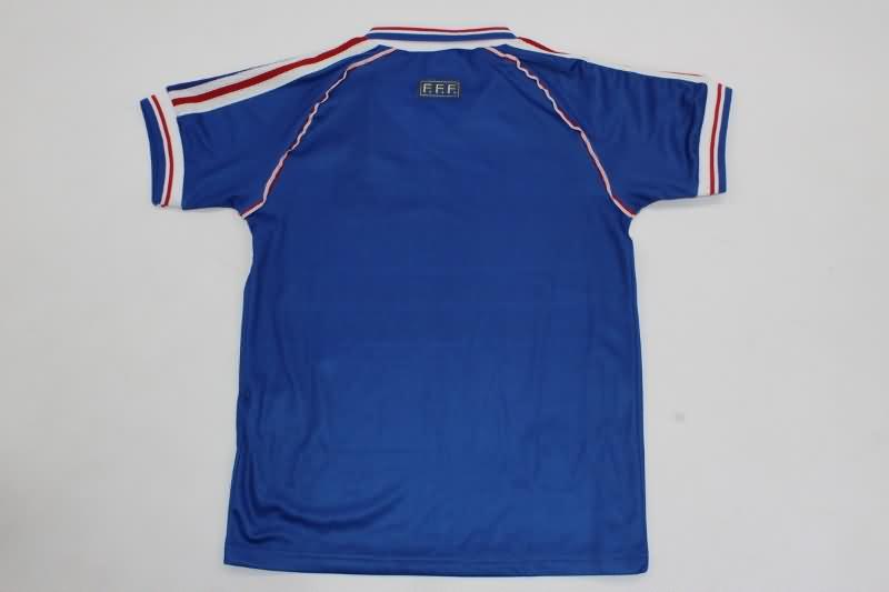 Kids France Soccer Jersey Home Replica 1998