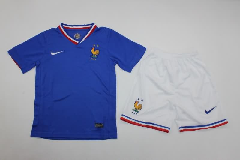 Kids France Soccer Jersey Home Replica 2023/24
