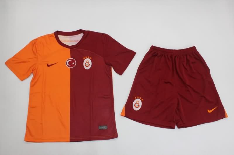 Kids Galatasaray Soccer Jersey Home Replica 23/24