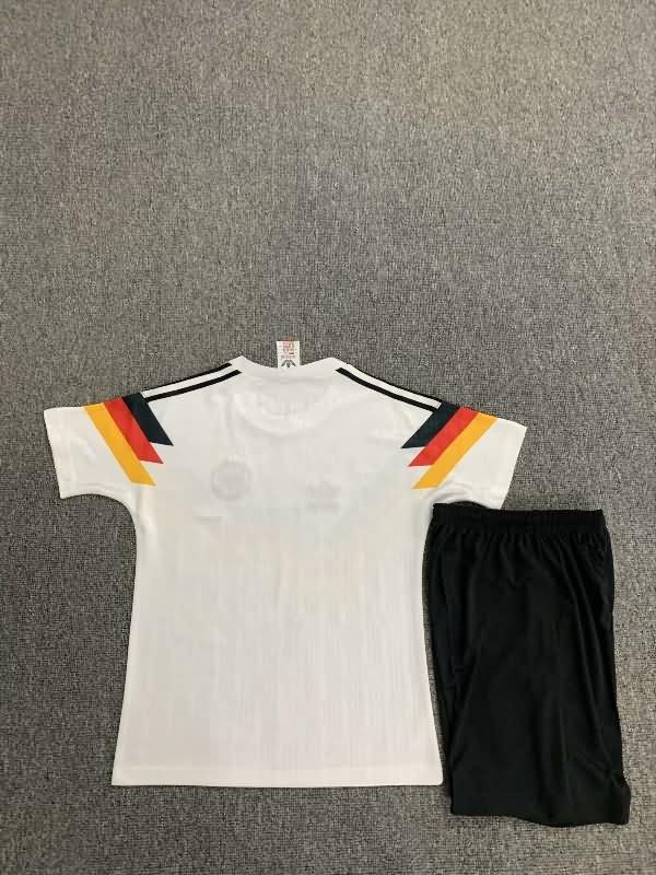 Kids Germany Soccer Jersey Home Replica 1990