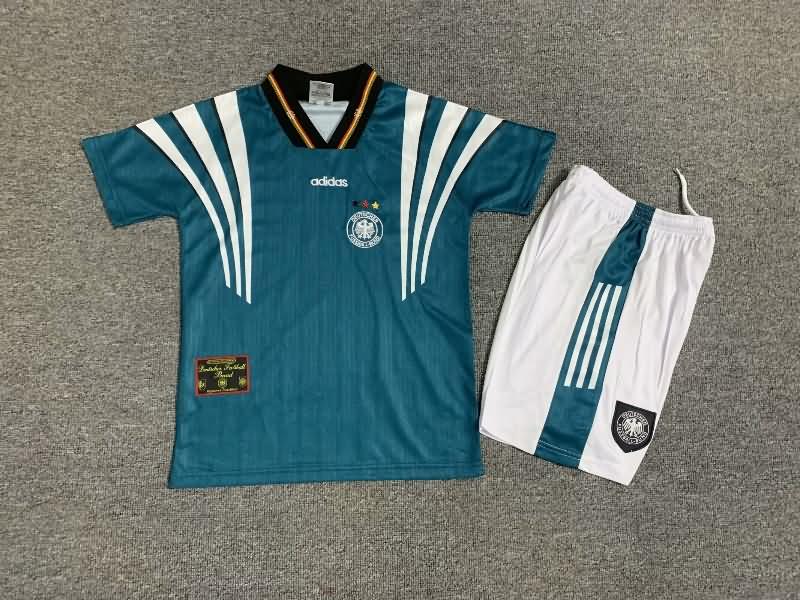 Kids Germany Soccer Jersey Away Replica 1996