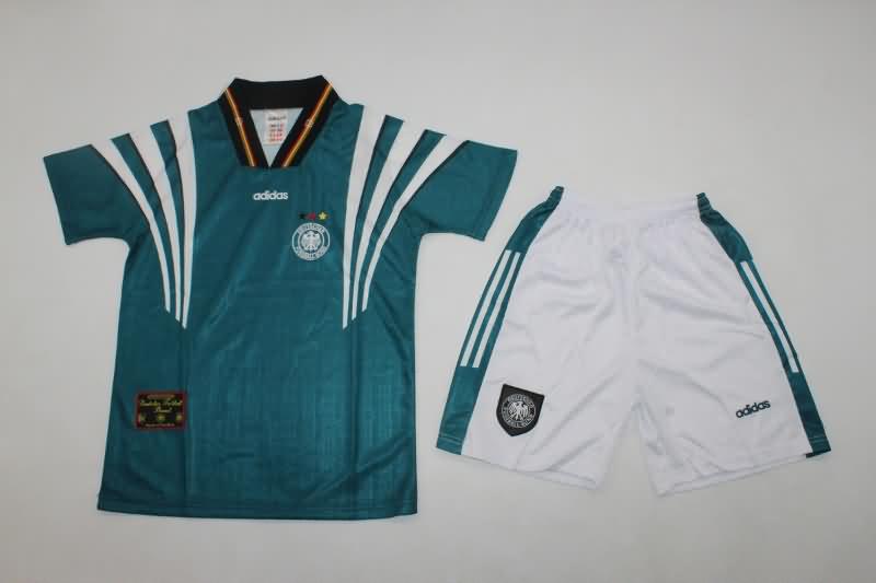 Kids Germany Soccer Jersey Away Replica 1996