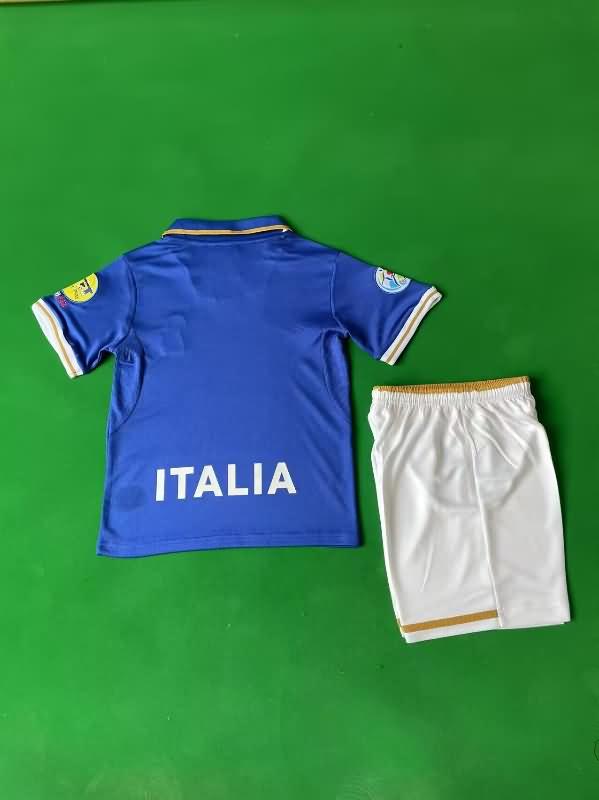 Kids Italy Soccer Jersey Home Replica 1996