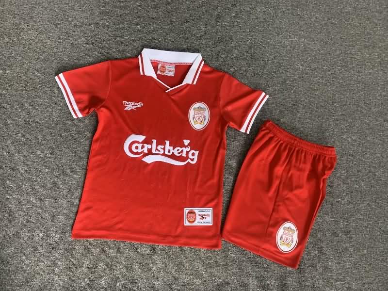 Kids Liverpool Soccer Jersey Home Replica 1996/97