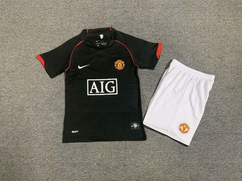 Kids Manchester United Soccer Jersey Away Replica 2007/08