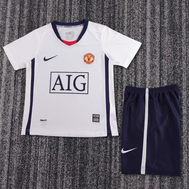 Kids Manchester United Soccer Jersey Away Replica 2008/09