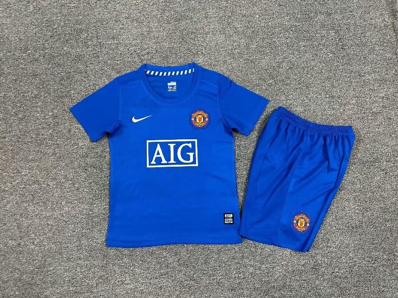 Kids Manchester United Soccer Jersey Third Replica 2008/09