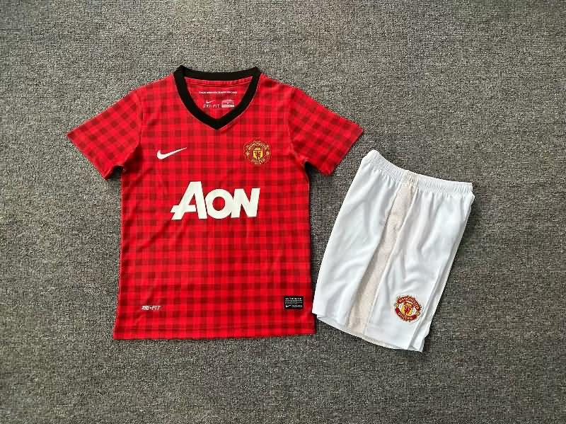 Kids Manchester United Soccer Jersey Home Replica 2012/13