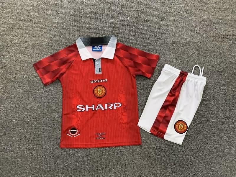 Kids Manchester United Soccer Jersey Home Replica 1996/98