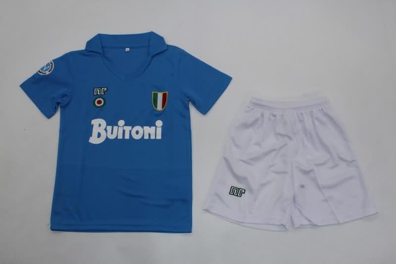 Kids Napoli Soccer Jersey Home Replica 1987/88