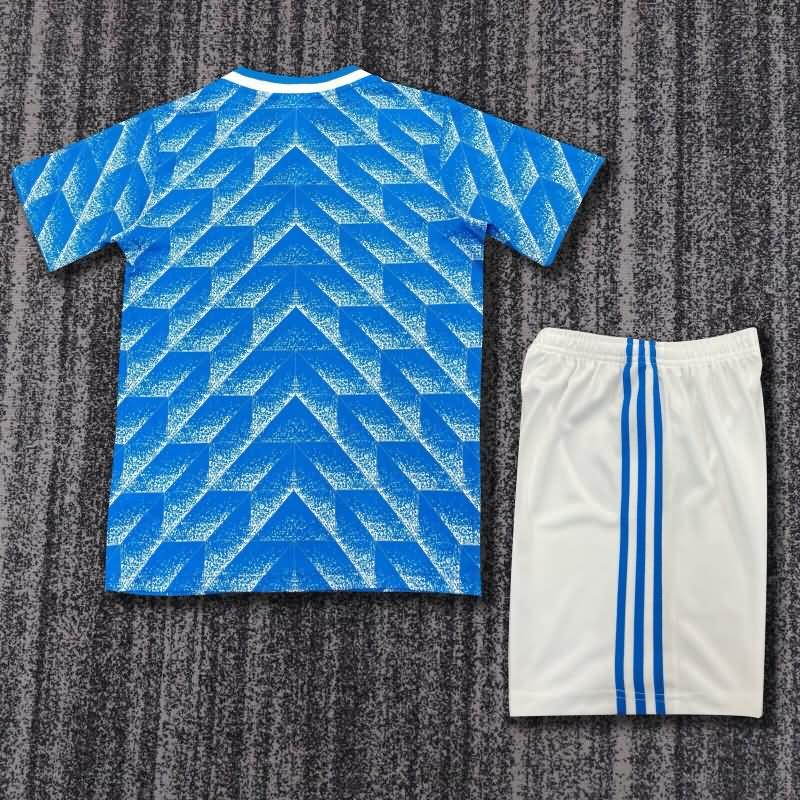 Kids Netherlands Soccer Jersey Away Replica 1988