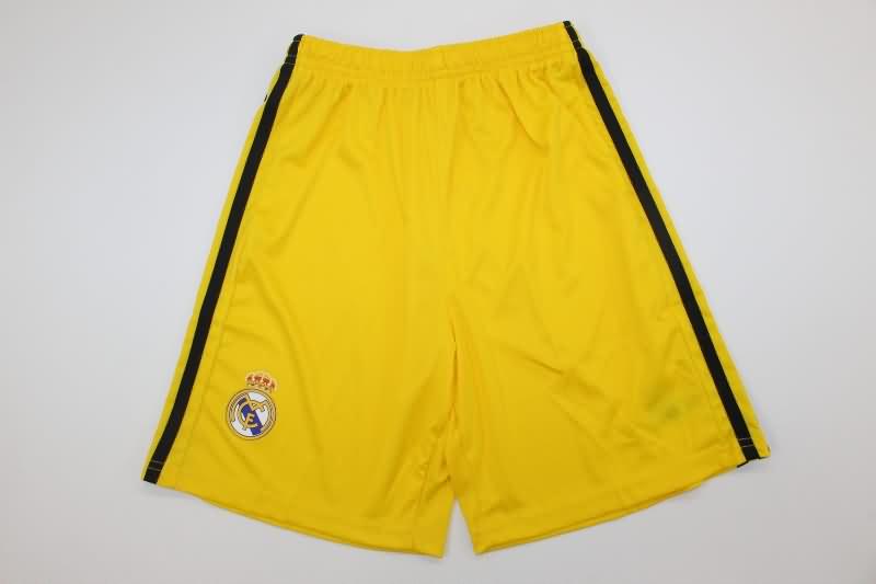 Kids Real Madrid Soccer Jersey Goalkeeper Yellow Replica 11/12