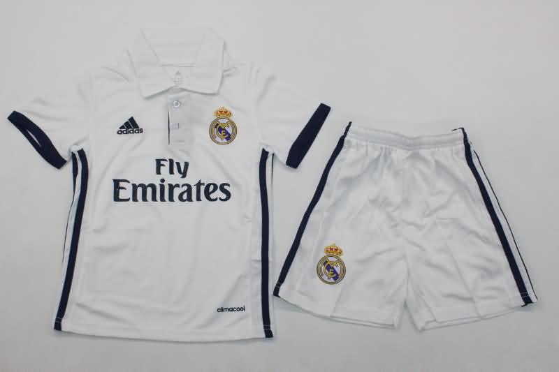 Kids Real Madrid Soccer Jersey Home Replica 16/17