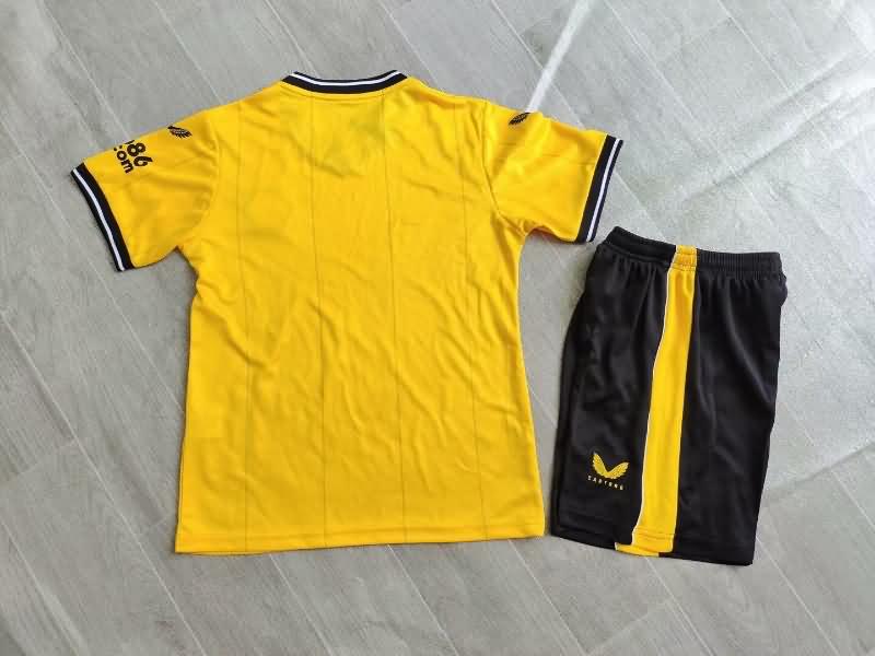 Kids Wolves Soccer Jersey Home Replica 23/24