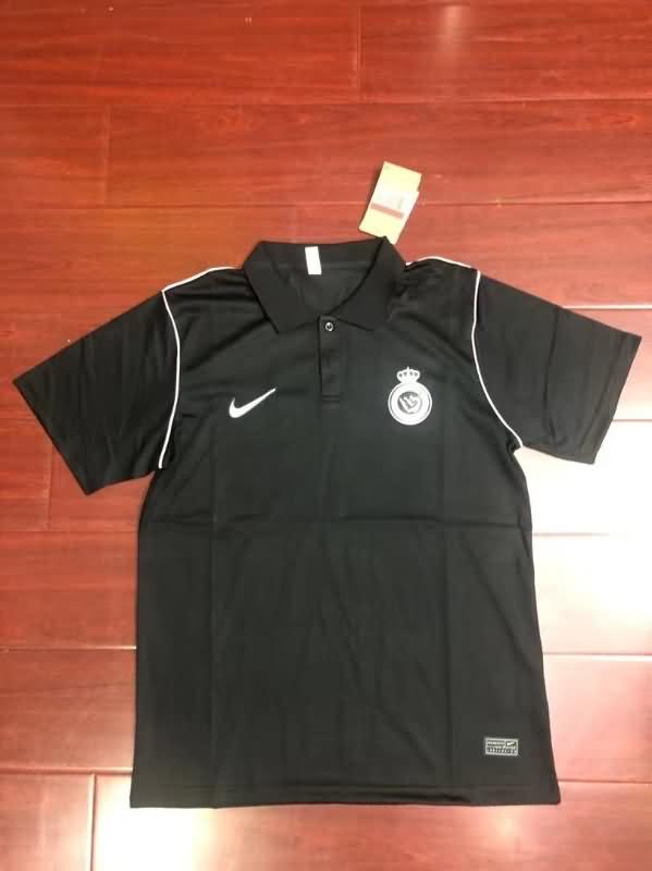 Al Nassr FC Soccer Jersey Black Polo Replica 23/24
