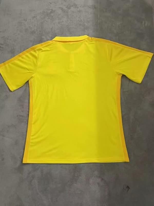 Al Nassr FC Soccer Jersey Yellow Polo Replica 23/24