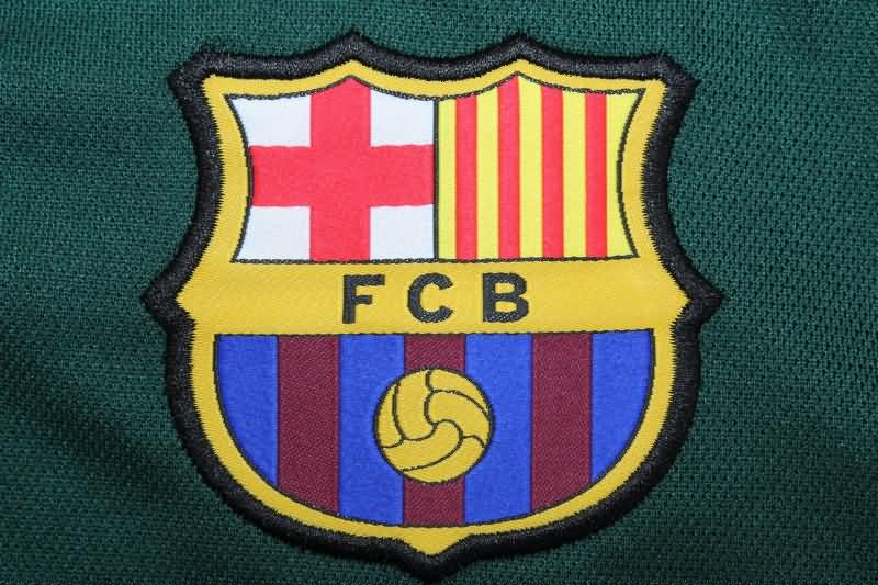 Barcelona Soccer Jersey Green Polo Replica 23/24