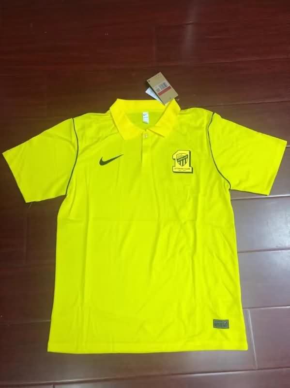 Ittihad Soccer Jersey Yellow Polo Replica 23/24