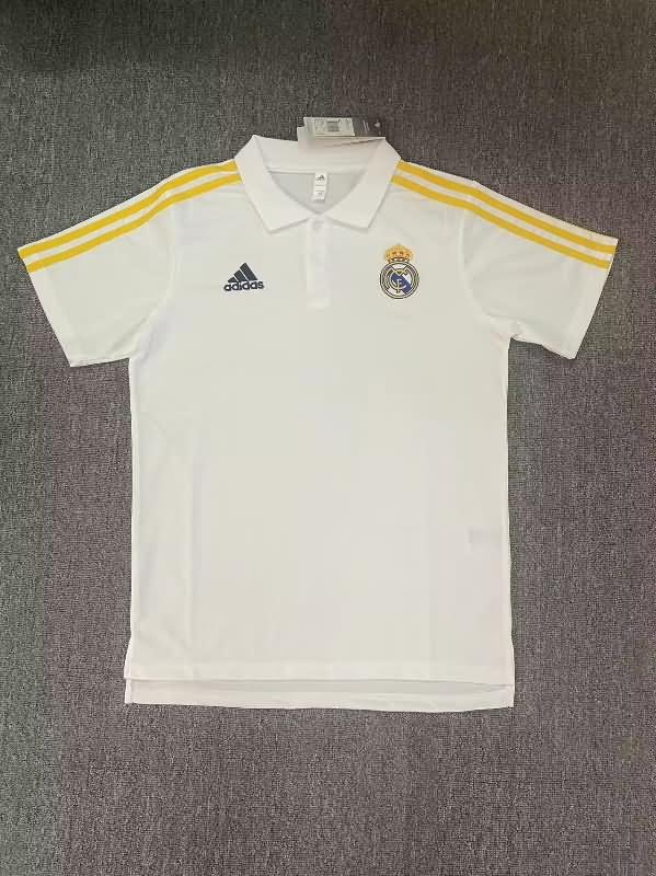 Real Madrid Soccer Jersey 02 White Polo Replica 23/24