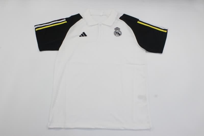 Real Madrid Soccer Jersey 04 White Polo Replica 23/24