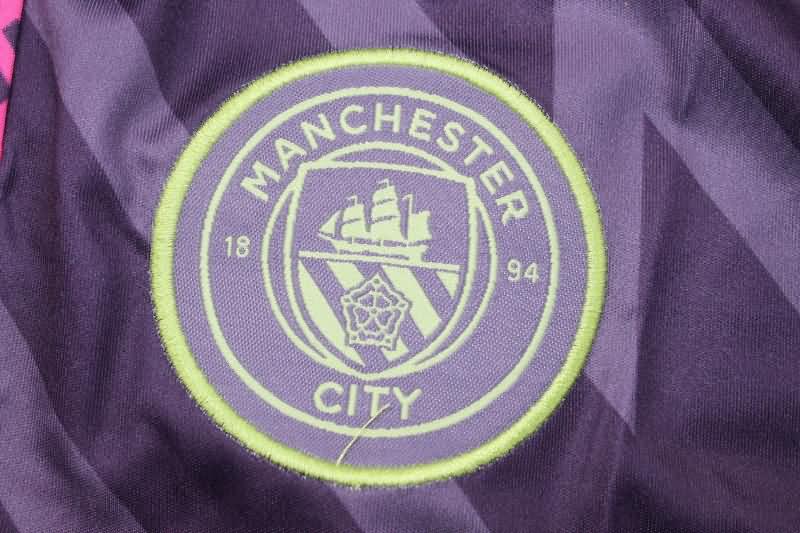 Manchester City Soccer Jersey Goalkeeper Purples Replica 23/24
