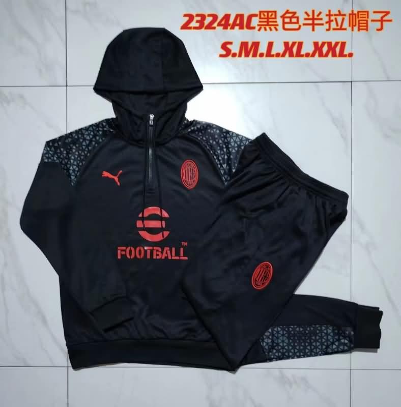 AC Milan Soccer Jersey Black Replica 23/24