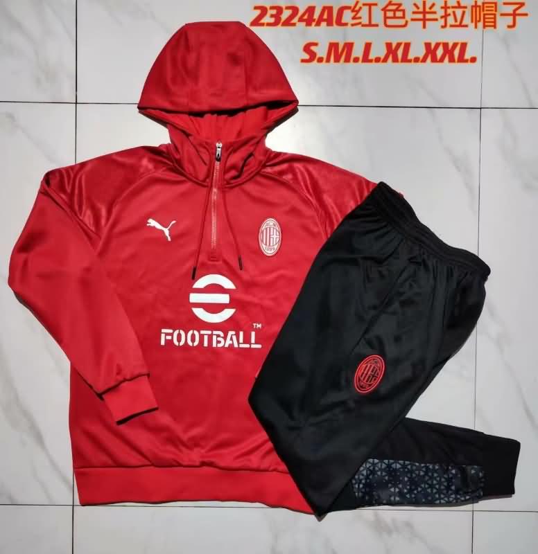 AC Milan Soccer Jersey 04 Red Replica 23/24