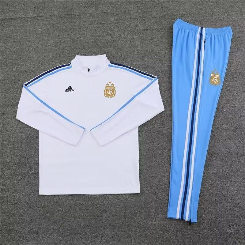 Argentina Soccer Jersey 02 White Replica 2023
