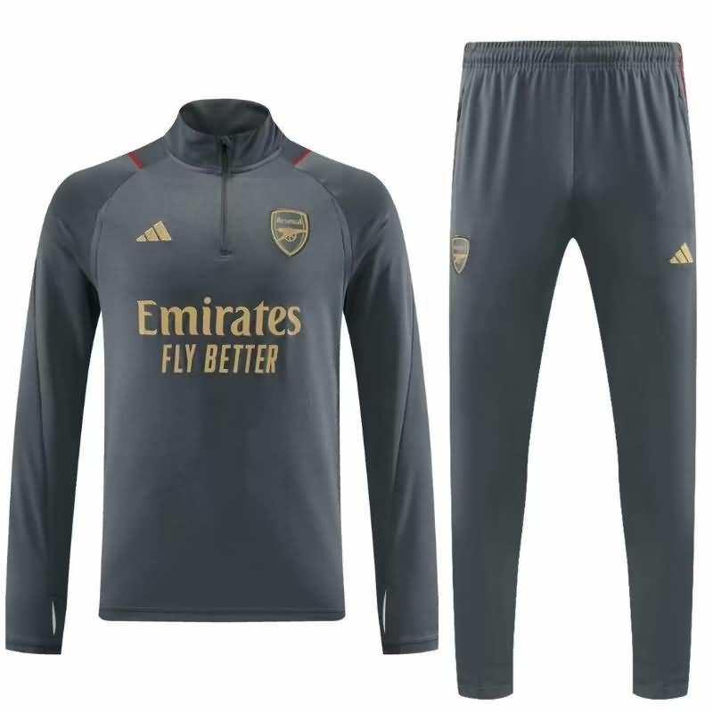 Arsenal Soccer Jersey Grey Replica 23/24