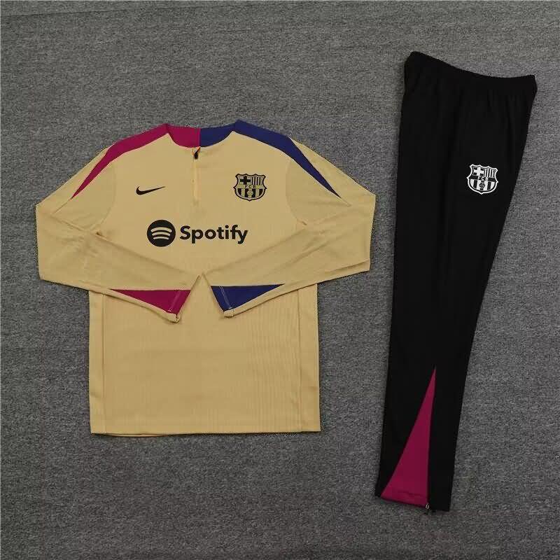 Barcelona Soccer Jersey 02 Gold Replica 23/24