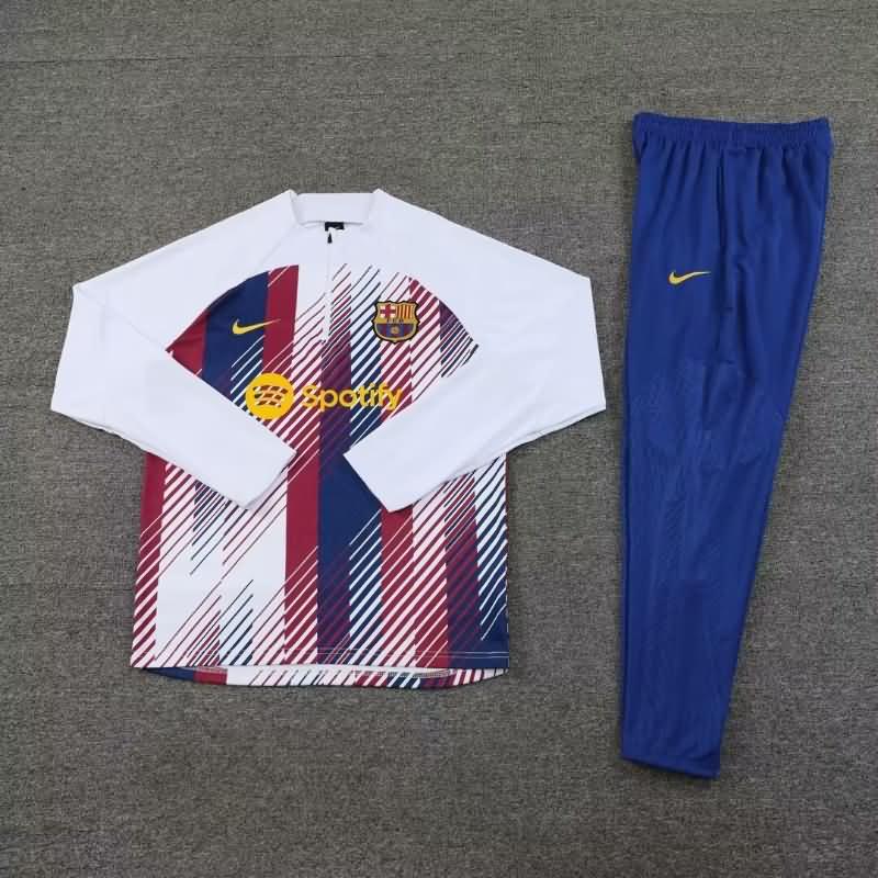 Barcelona Soccer Jersey White Replica 23/24