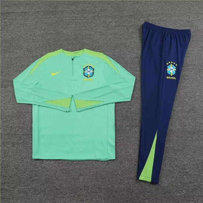 Brazil Soccer Jersey 02 Green Replica 2023/24
