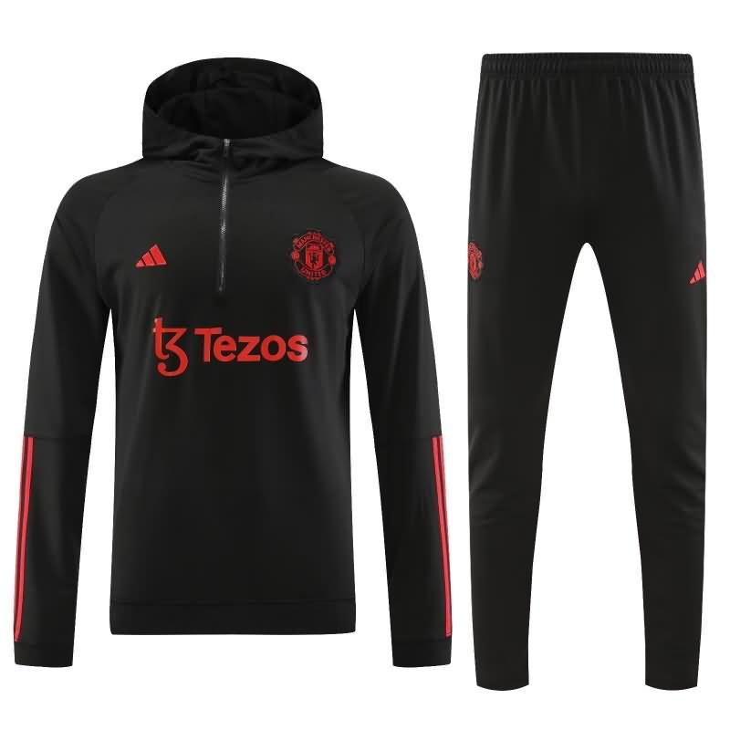 Manchester United Soccer Jersey 02 Black Replica 23/24