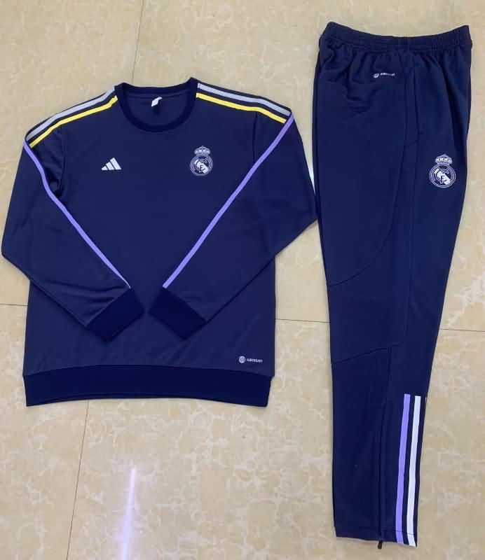 Real Madrid Soccer Jersey Dark Blue Replica 23/24