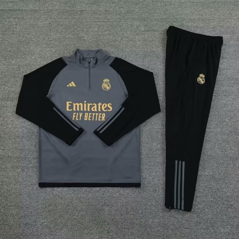 Real Madrid Soccer Jersey Grey Replica 23/24