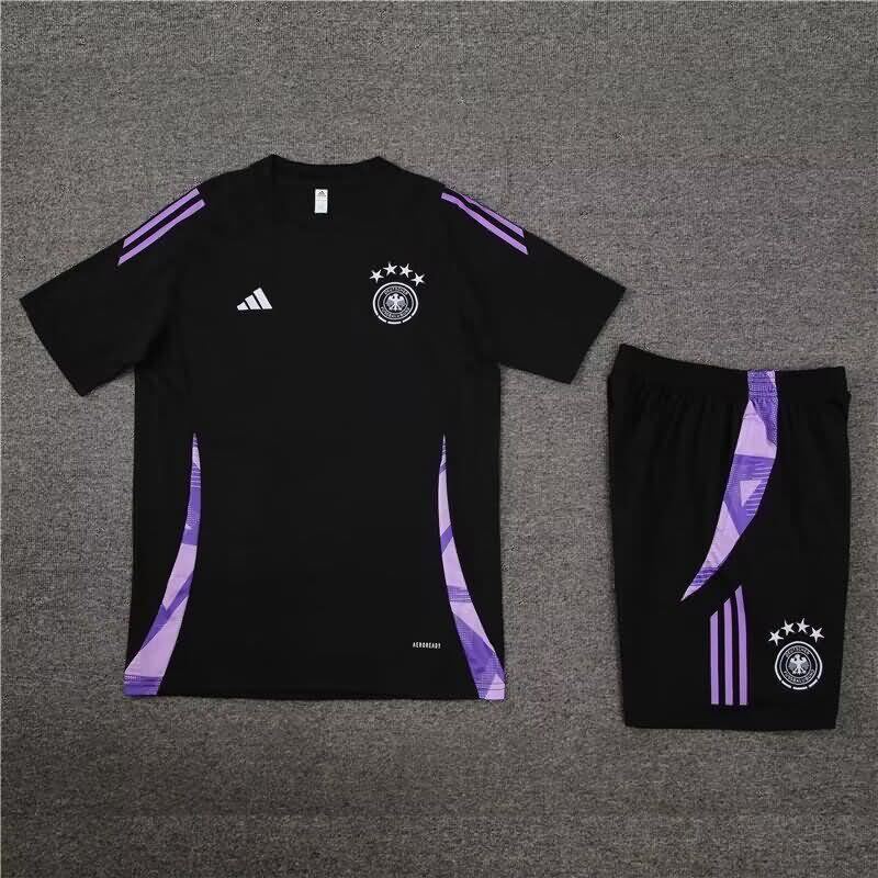 Germany Training Jersey 02 Black Replica 2024