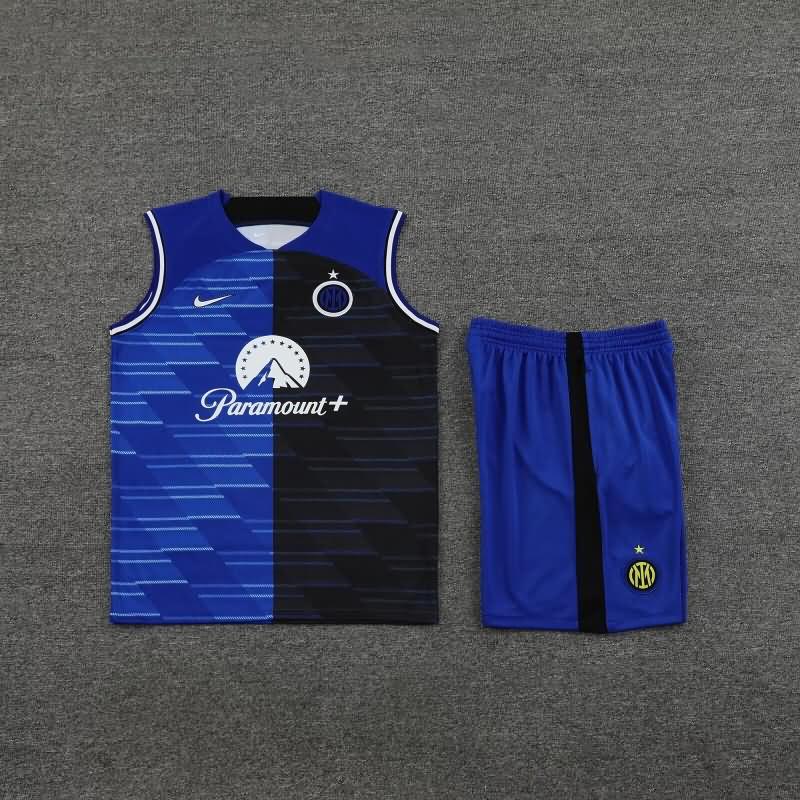 Inter Milan Training Jersey 02 Blue Replica 23/24