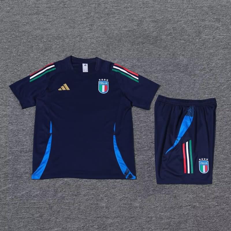 Italy Training Jersey Dark Blue Replica 2024