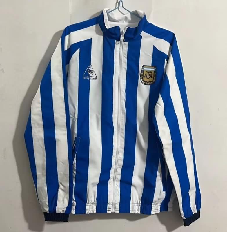 Argentina Soccer Windbreaker Blue White Reversible Replica 2024