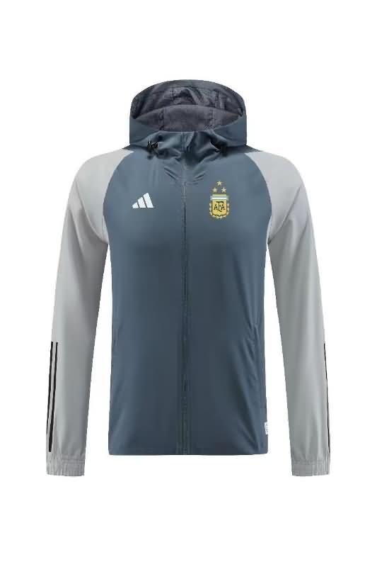 Argentina Soccer Jersey Dark Grey Replica 23/24