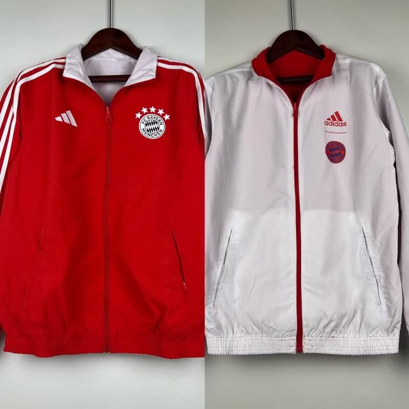 Bayern Munich Soccer Jersey Red White Reversible Replica 23/24