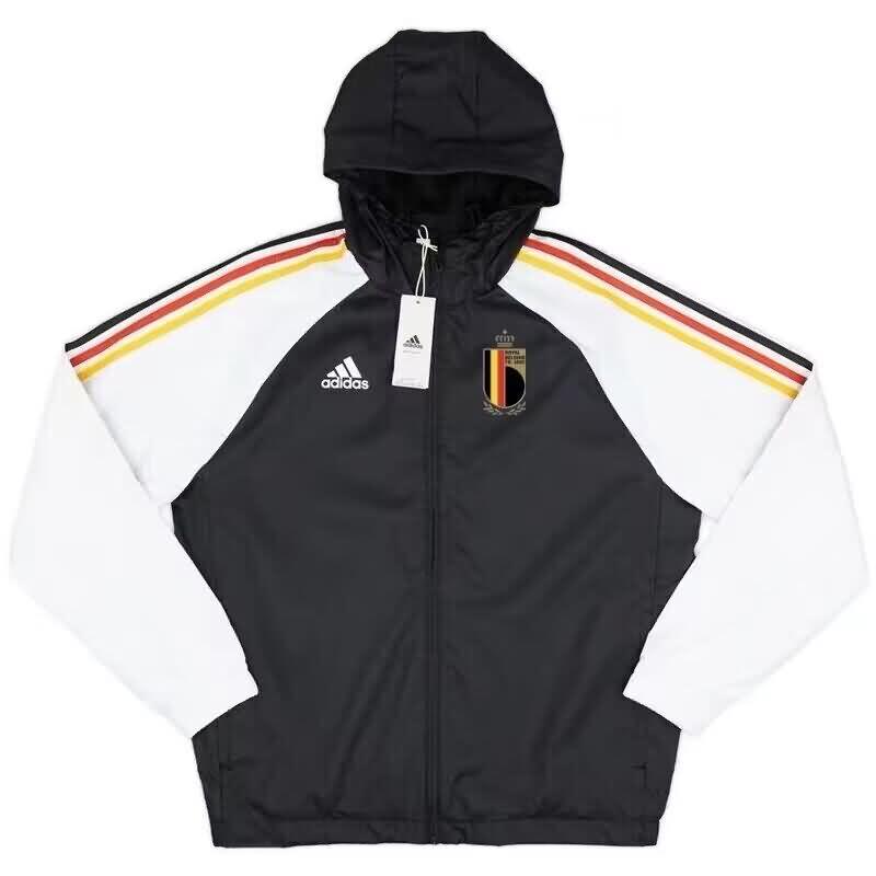 Belgium Soccer Windbreaker Black Replica 2024