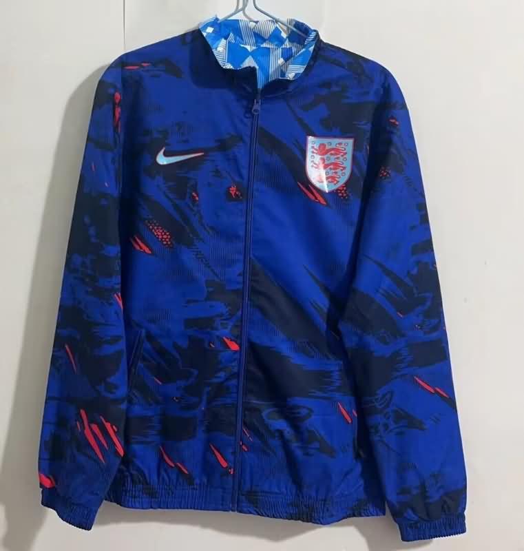 England Soccer Windbreaker Blue Replica 2024